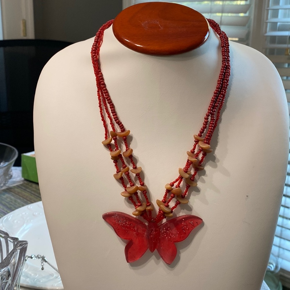 Boho Butterfly Necklace